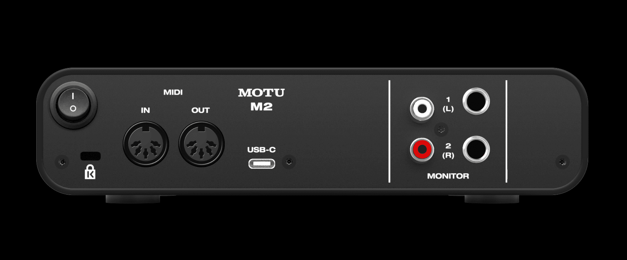 MOTU M2 USB-Cオーディオインターフェース かわゆ