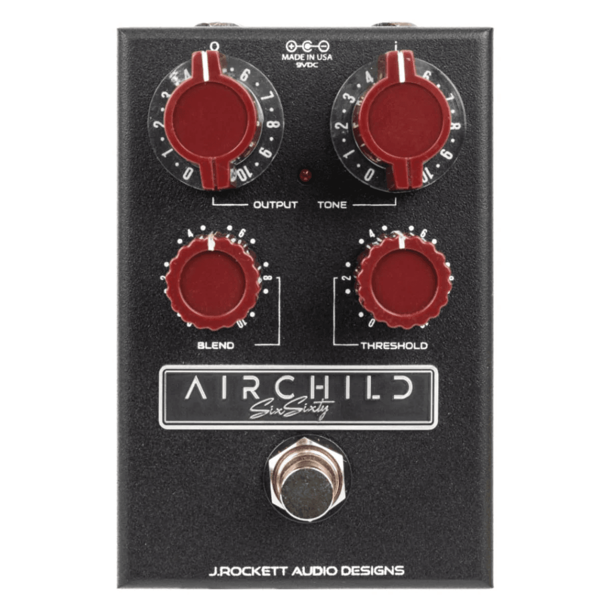 J.Rockett Audio Designs / AIRCHILD Six Sixty Compressor - J.Rockett Audio DesignsのAIRCHILD Six Sixty Compressorは、有名な660スタジオコンプレッサーの音響特性をギタリスト向けに再現した高品質エフェクターです。