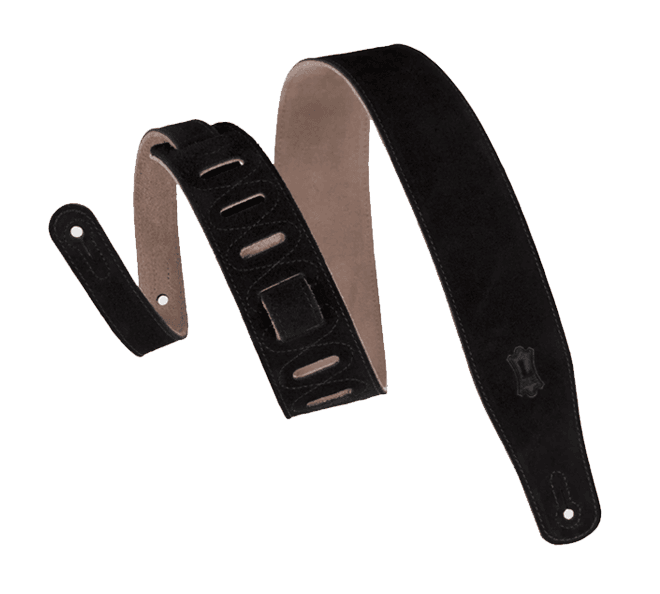 LEVY'S MS26は、プレミアムスエードと細部へのこだわりで作られたギターストラップで、どんな演奏スタイルにも自然に溶け込む洗練された美しさを提供します。