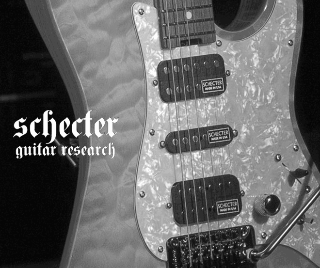Schecterは、モダンで革新的なデザインと、多様な音楽スタイルに対応する幅広いモデルを提供しています。